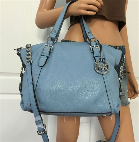 blue michael kors purses|Michael Kors outlet blue purse.